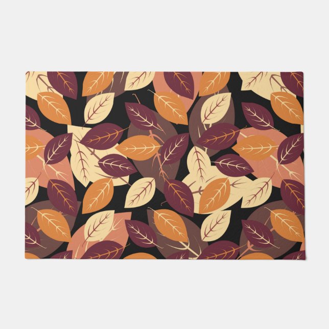 Felpudo El Otoño Sencillo Deja Oscuro (Anverso)