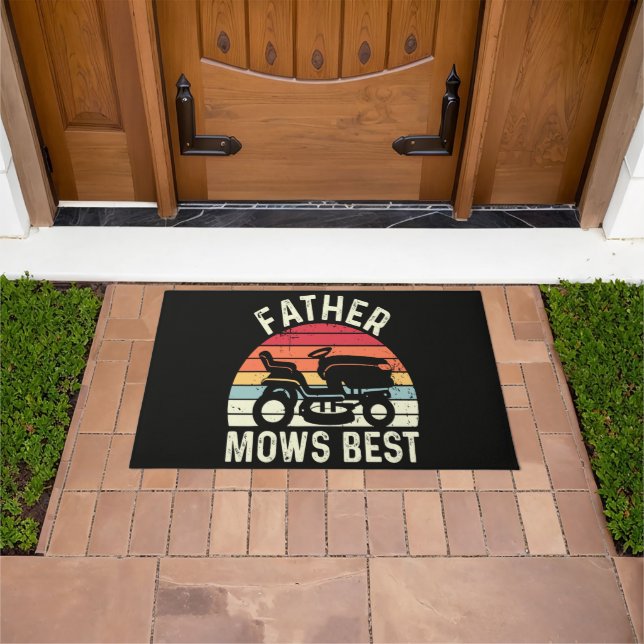 Felpudo El padre corta mejor (Exterior)