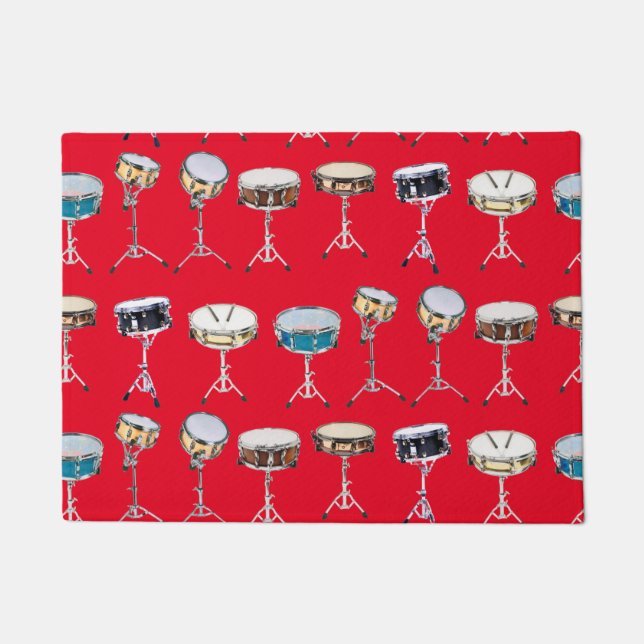 Felpudo El percusionista Snare tamborea Guay (Anverso)