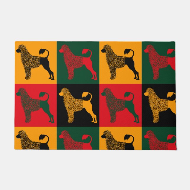 Felpudo El perro de agua portugués inteligente (Anverso)