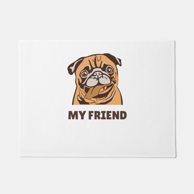 Felpudo El perro es mi amigo (Anverso)