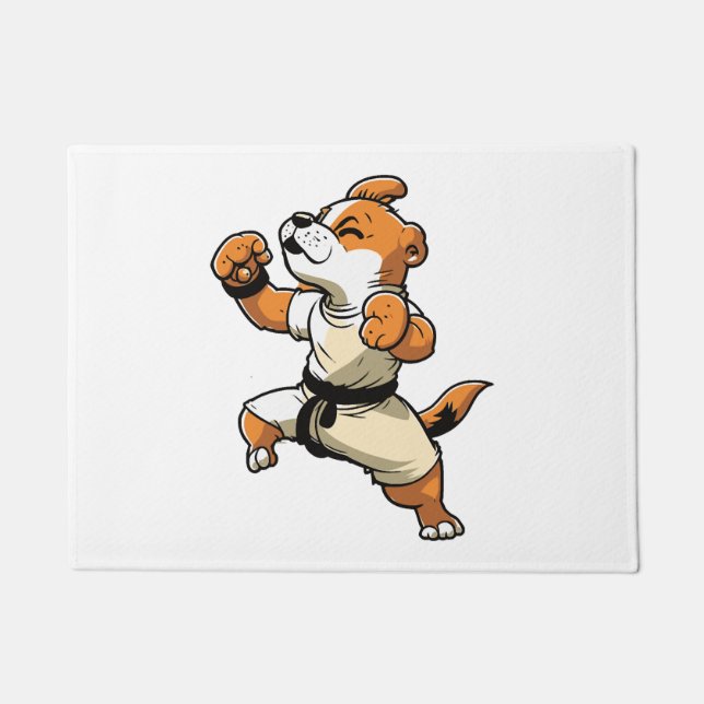Felpudo El perro sabe que Karate se transformó (Anverso)