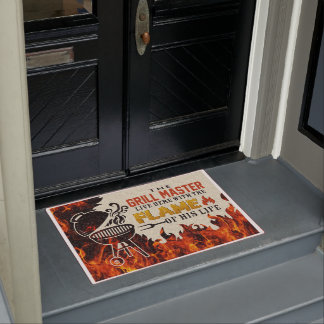Felpudo El Personalizado de Bbq Doormat Grill Master vive