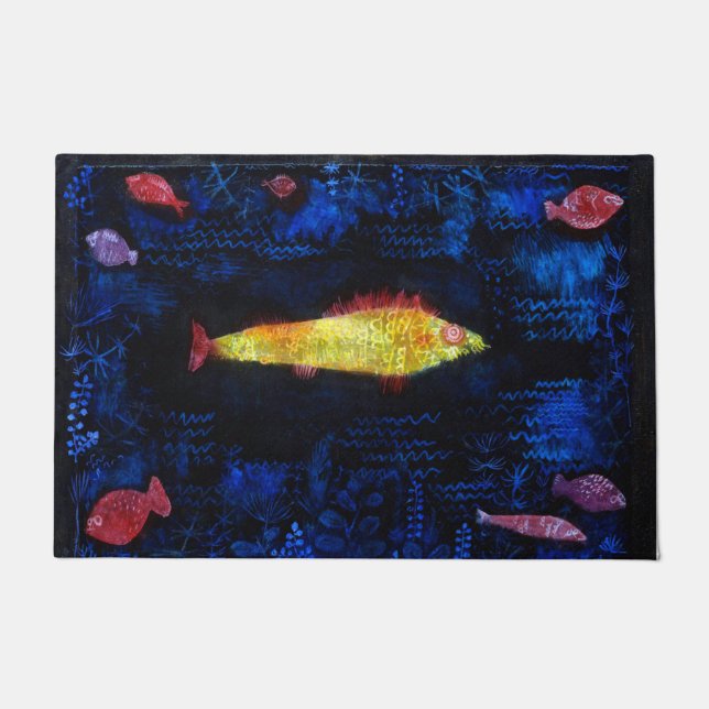 Felpudo El pez de oro, Paul Klee (Anverso)