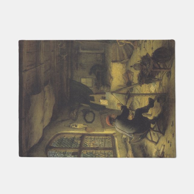 Felpudo El pintor en su taller (estudio de artista) (Anverso)