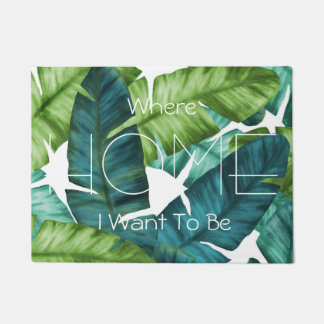 Felpudo El plátano tropical sale del modelo único