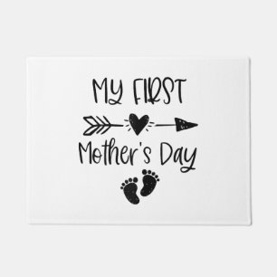 Felpudo El primer día de mi madre por el embarazo de una n