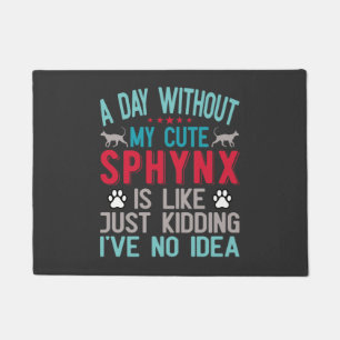 Felpudo El propietario canadiense de Sfinx Sairless Sphynx