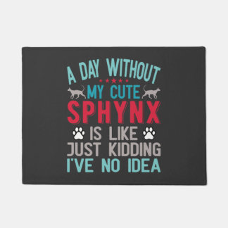 Felpudo El propietario canadiense de Sfinx Sairless Sphynx