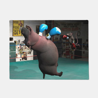 Felpudo El ratón golpea a Hippo KO