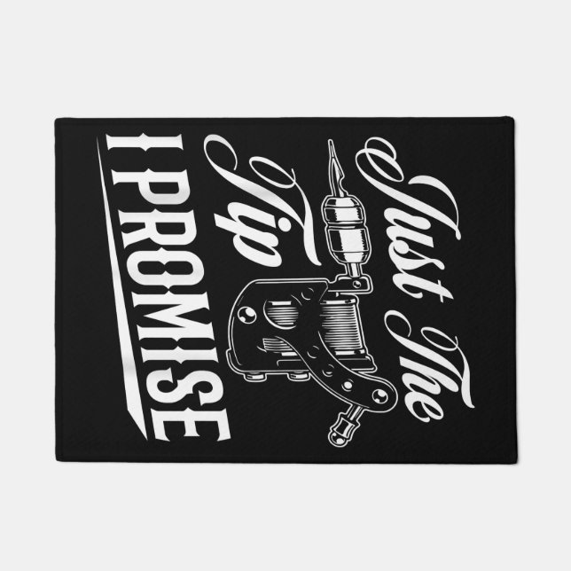 Felpudo El regalo del artista del tatuaje gracioso (Anverso)