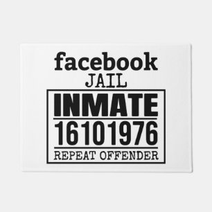 Felpudo El reincidente del recluso de Facebook