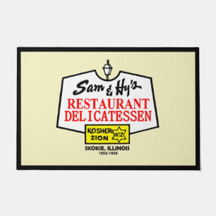 Felpudo El restaurante Deli de Sam & Hy, Skokie, IL