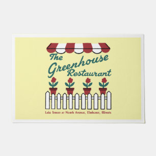Felpudo El restaurante Greenhouse, Elmhurst, Illinois