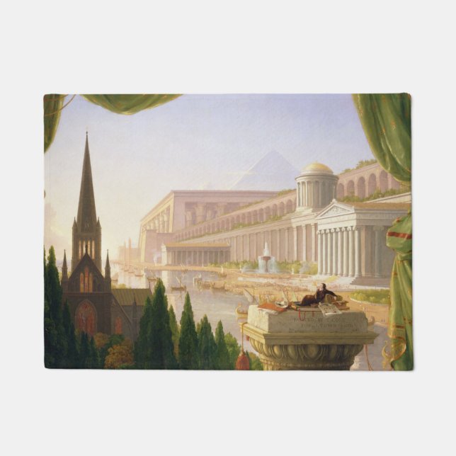 Felpudo El sueño del arquitecto (por Thomas Cole) (Anverso)