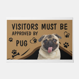 Felpudo El Visitante Debe Ser Aprobado Por Springer Pug