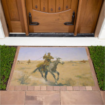 El vuelo  Frederic Remington 1895 Vaqueros Indios