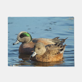 Felpudo El Widgeon americano Ducks pares (Drake y la