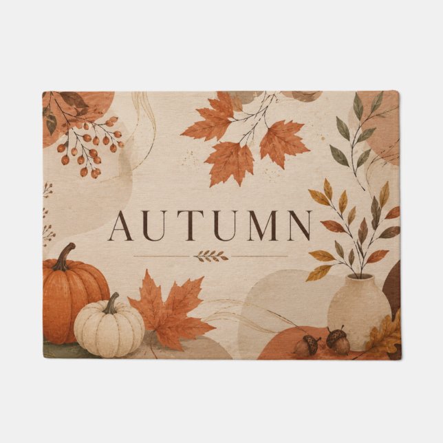 Felpudo Elegant Autumn Pumpkins (Anverso)
