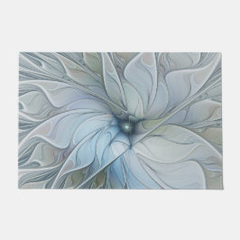Felpudo Elegante belleza arte abstracto fractal flor moder