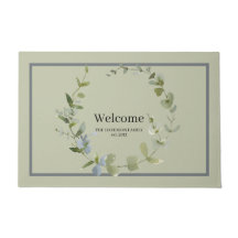 Elegante bienvenida de la familia Wreath Greenery