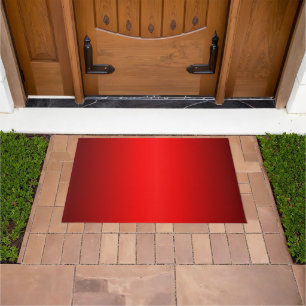 Felpudo Elegante degradado rojo