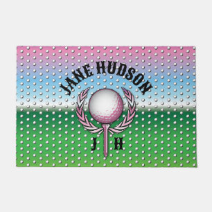 Felpudo Elegante diseño de golf para damas