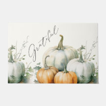 Elegante Escritura Agradecido Otoño Calabaza Rústi