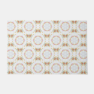 Felpudo Elegante Floral Vintage