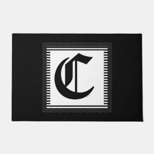 FELPUDO ELEGANTE MONOGRAM INICIAL C