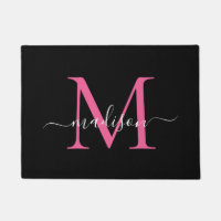 Elegante Personalizado negro de color rosado calie