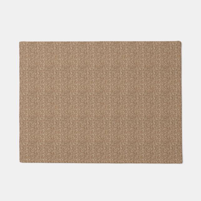 Felpudo Elegante y simple fibra de bambú natural Doormat (Anverso)