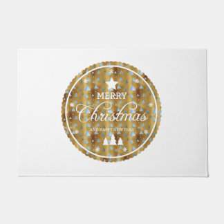 Felpudo Elegantes Navidades insignia a Sparkling en purpur