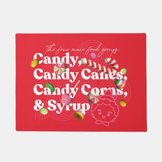 Felpudo Elf the Movie | Los Cuatro Grupos Principales De A (Anverso)