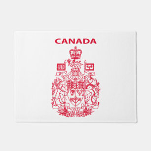 Felpudo emblema nacional de Canadá