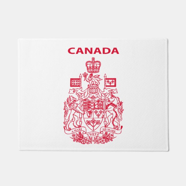 Felpudo emblema nacional de Canadá (Anverso)