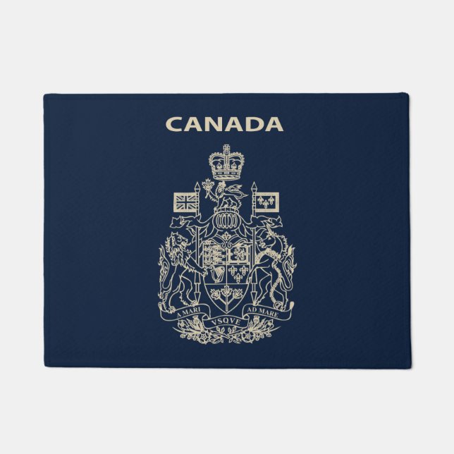 Felpudo emblema nacional de Canadá (Anverso)