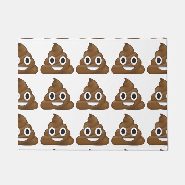 Felpudo Emoji de poop (Anverso)