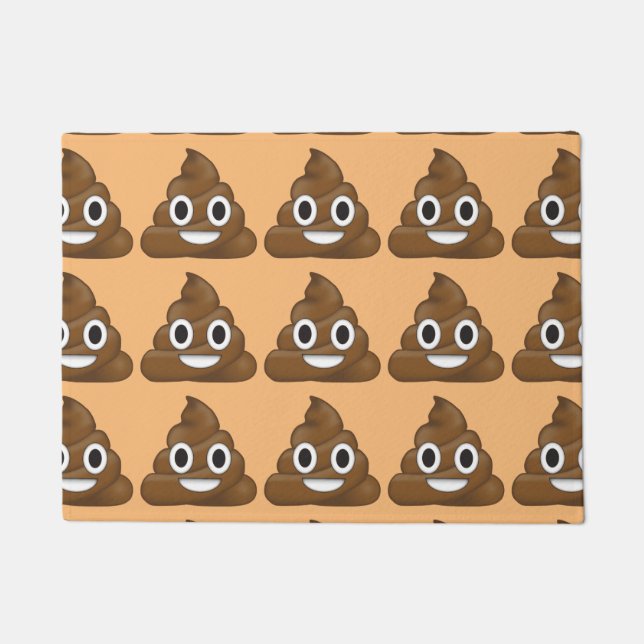 Felpudo Emoji de poop (Anverso)
