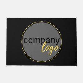 Felpudo EMPRESA EMPRESARIAL minimalista LOGO NEGRO