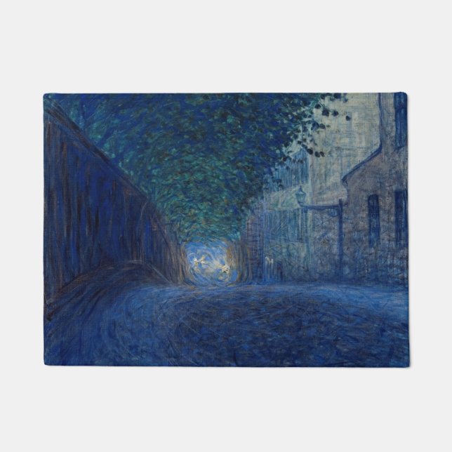 Felpudo En Dusk (Paisaje nocturno) (Escena nocturna) (Anverso)