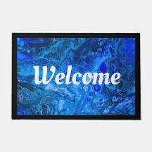 "En el azul profundo"