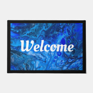 Felpudo "En el azul profundo"