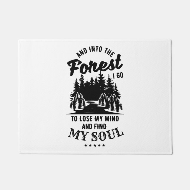 Felpudo En el bosque voy (Anverso)