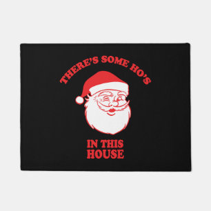 Felpudo En esta Cámara, graciosos Navidades Santa Claus