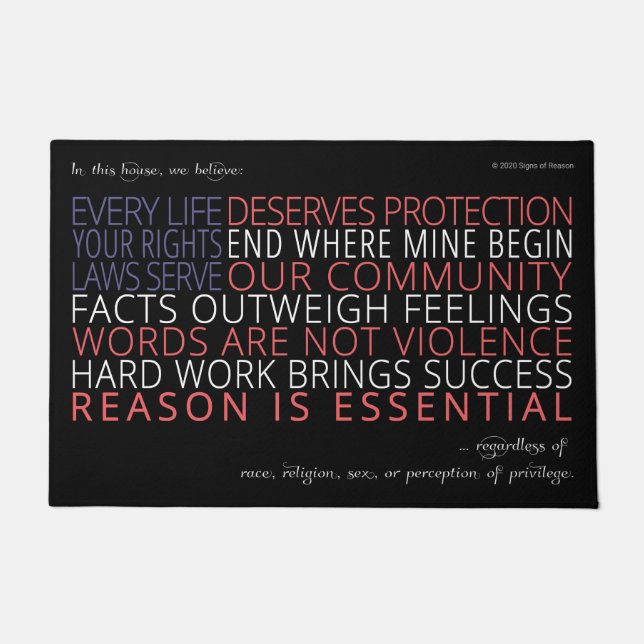 Felpudo En Esta Casa Doormat (Anverso)