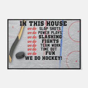 Felpudo En Esta Casa Hacemos Hockey