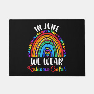 Felpudo En Junio Usamos Colores De Arcoiris Aliado Del Org