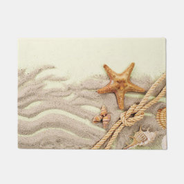 Felpudo En la Alfombrilla de la Puerta de la Playa