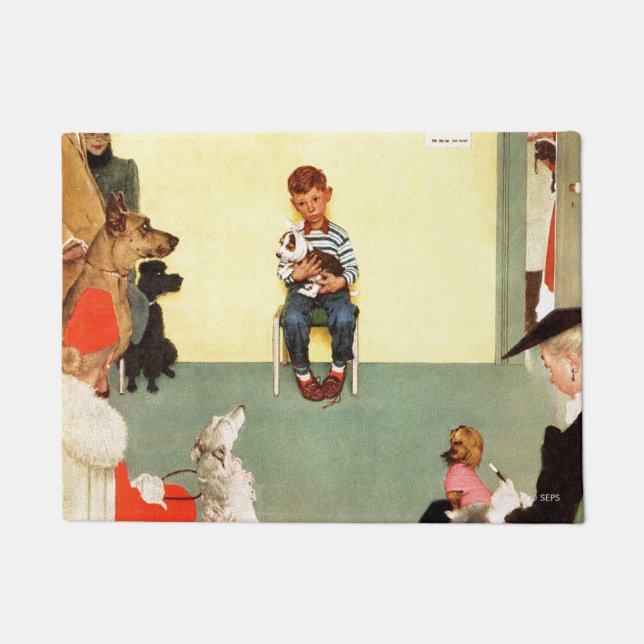 Felpudo En los Vets de Norman Rockwell (Anverso)